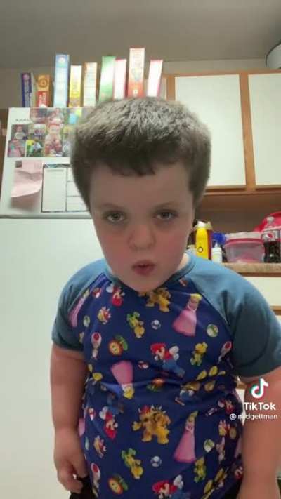Is he 6, or is he 25? ?
