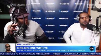 Kanye admits Sway did have the answer all along after he cut ties with Gap and Adidas