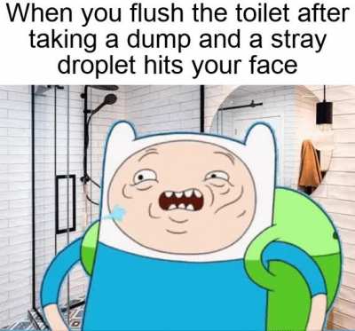 "Proceeds ripping my face"