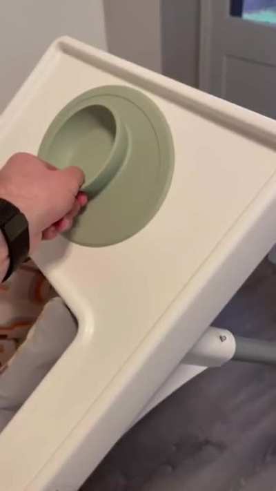 A "baby proof" bowl