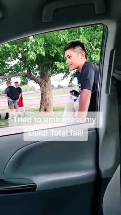 To embarrass the kid
