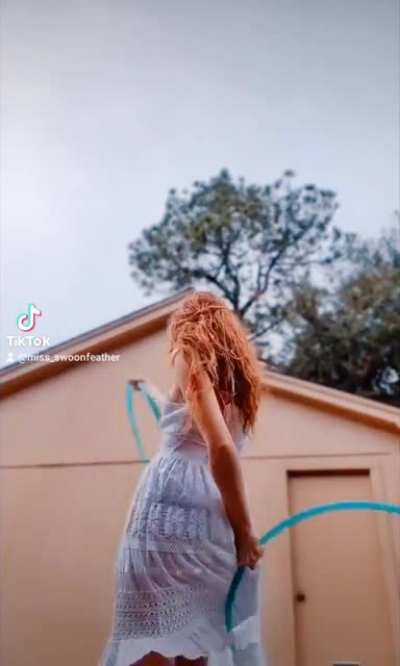 [OC] Long hair & hula hooping is a fun combination