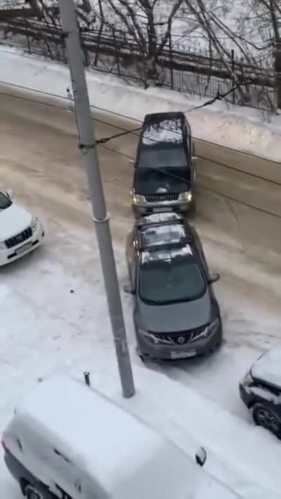 When someone parks in front of your driveway one too many times