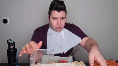 Even food gave up on him