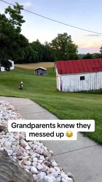 Grandparents knew they messed up ????