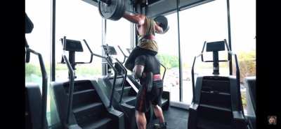 Stairmasters are so difficult. Eddie Hall: