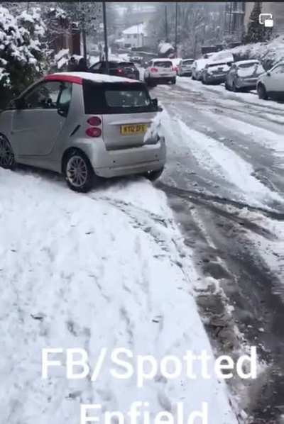 Driving in the snow