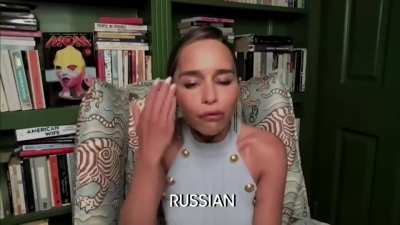 Emilia Clarke Recites "good 4 u" Using Different Accents