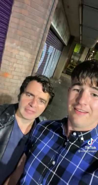 An everyday interaction on the streets of Ireland
