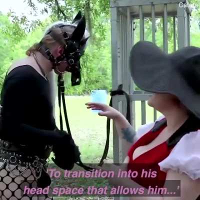 These people self identify as horses