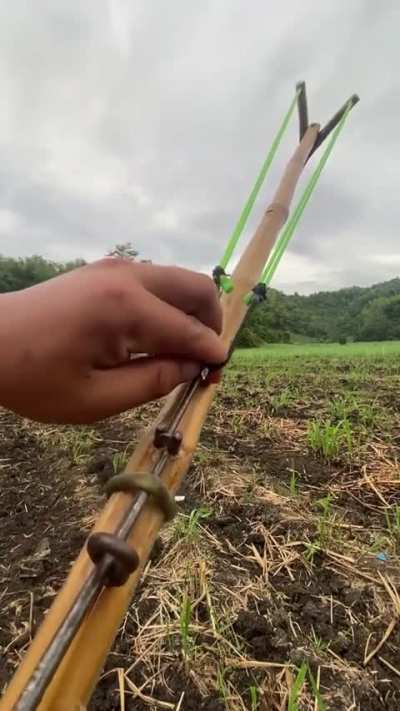 Iron Nail Slingshot