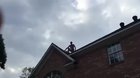 Jumping off a roof.. what could go wrong?