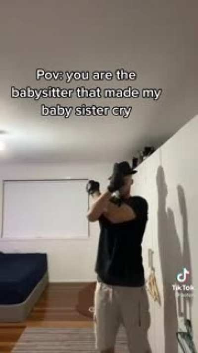 Don't mess with him or his sister, guys?