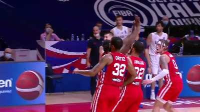 [Highlight] 7'4" Boban Marjanovic casually hits the corner three for Serbia in the FIBA Olympic Qualifying Tournament