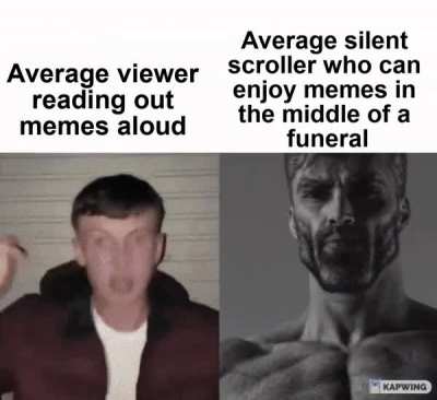 Silence is chad.