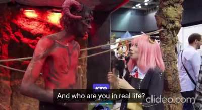 And who are you in real life?