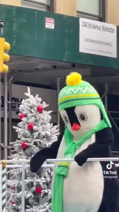 Penguins have bad days too