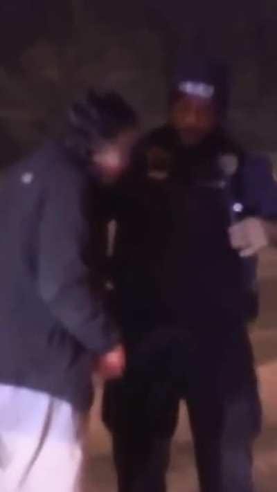 She just wanted to go That Way, officer ! ?