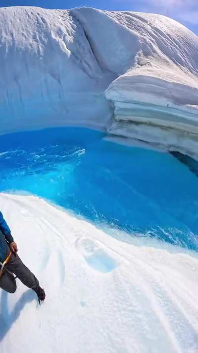 ?Antarctica has some of the most profound blue pools
