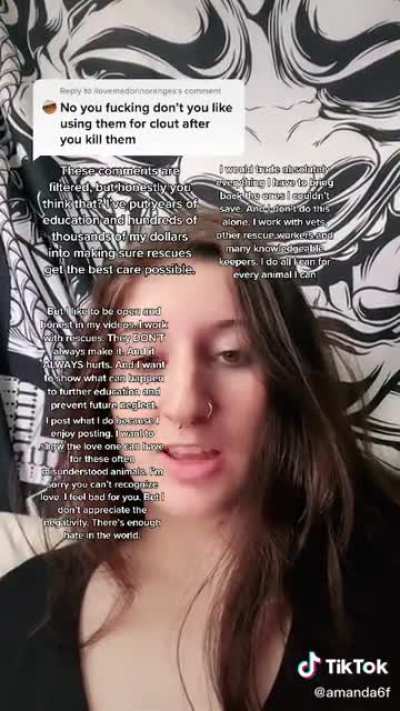 FBI’s gonna getcha! (Fake bitch who posted a snake’s death for clout)