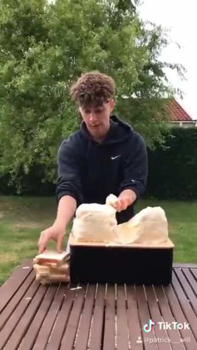 ? The proper way to apply butter to bread ?