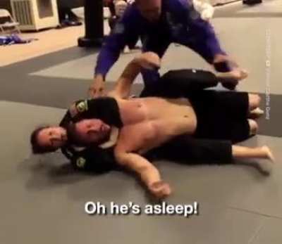 "Tough guy" tried challenging BJJ gym