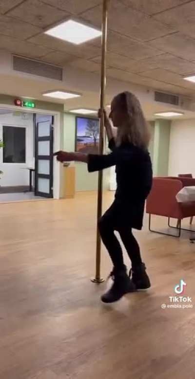 Pole at a senior center