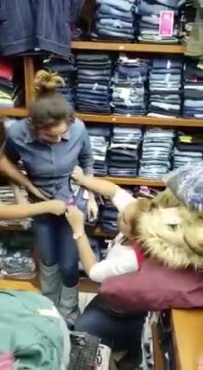 to steal pants