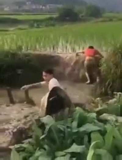 derping by the stream
