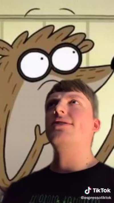 Regular Show crossed with Among Us