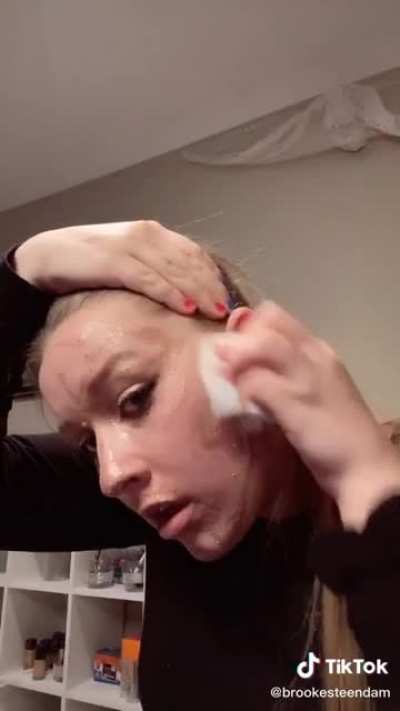 The video is captioned "how to get superglue off your face"
