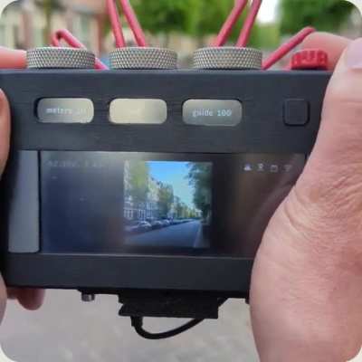 Paragraphica, A camera that takes photos using location data. It describes the place you are at and then converts it into an AI-generated "photo".