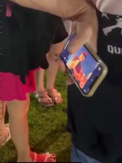 They didn't realize they left their camera on