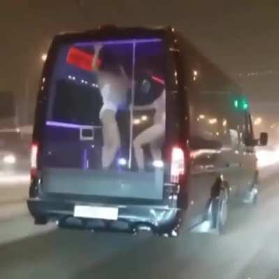 A highway table dancing club