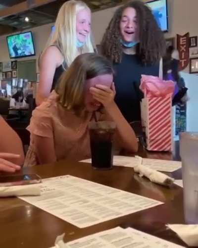 Kiley has a rare genetic disorder called Williams Syndrome, resulting in development delays. Her sister said it’s hard for Kiley to make friends - which is why it was all the more special that 2 friends she met at camp last year drove 3 hours to surprise