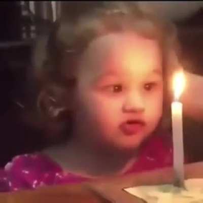 To blow candles