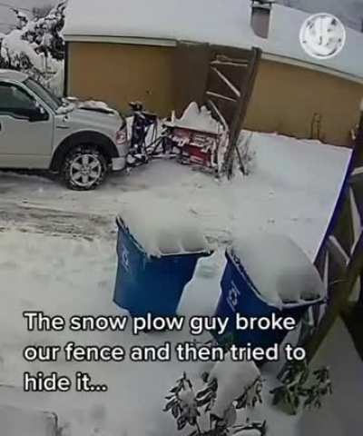 to cover up property damage