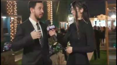 A twitch interviewer was interviewing a random person, turns out he was Mike Shinoda from linkin park