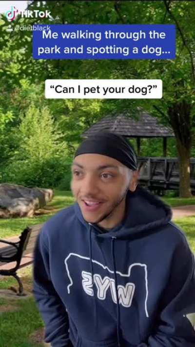 He don’t bite......