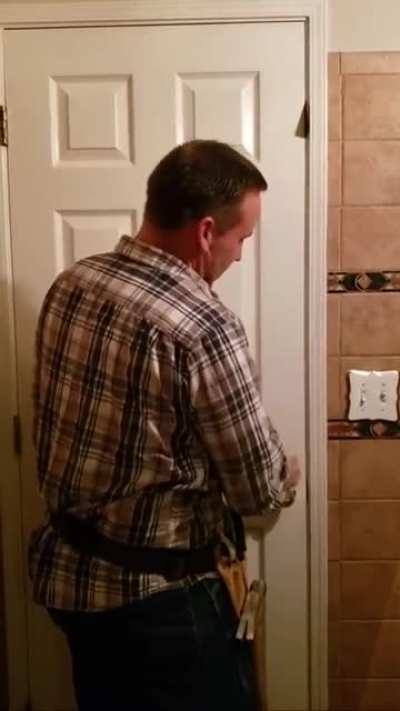 How to fix a door that rubs the frame and doesn't close