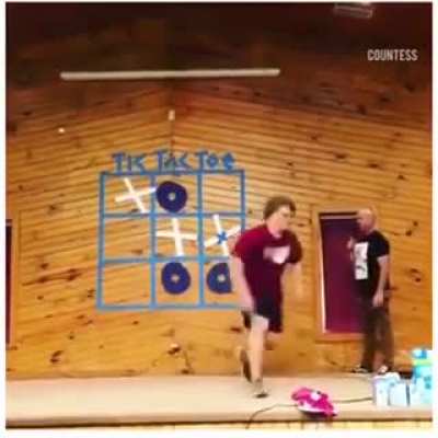 To win tic-tac-toe