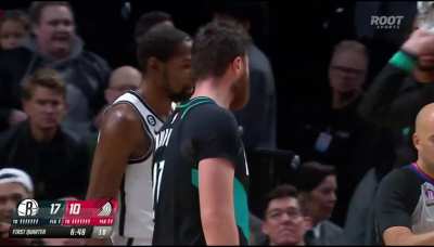 [Highlight] Nurkic expresses his feelings about Durant's size