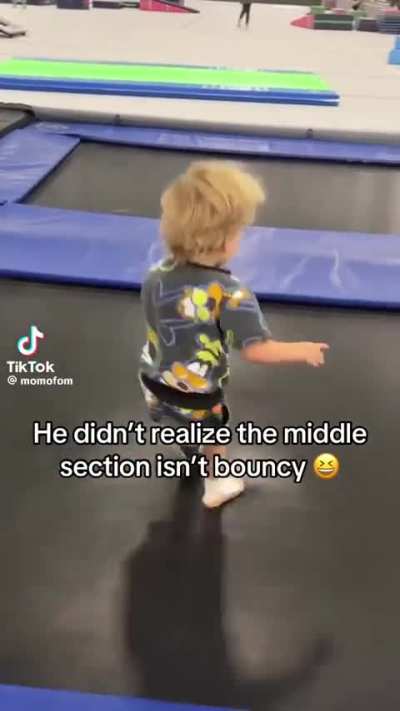 Fell face first