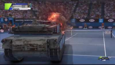 Tank doesn't have good sportsmanship