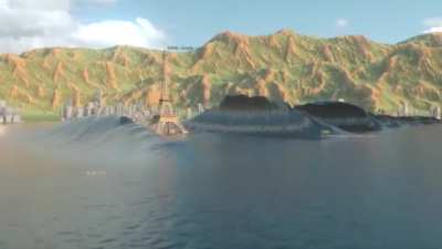 Tsunami height comparison