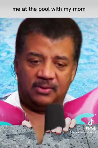 me at the pool with my mom