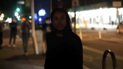 NY Resident tells rioters how the damage affects those who live there