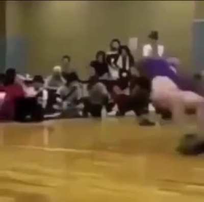 Wild break dancing
