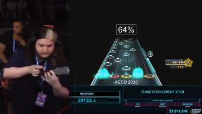 "Guitar Hero Speedrun" was never meant to be uttered in any legitimate context