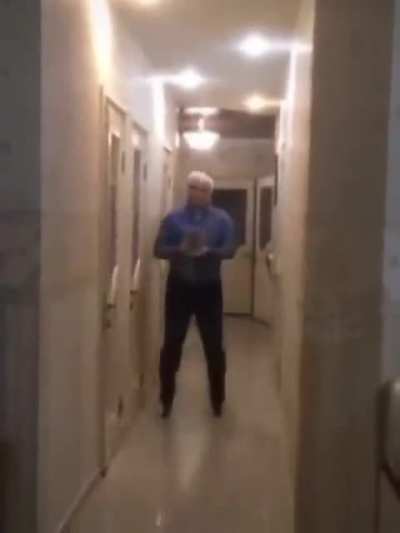 Just some indoor skating with your kitty